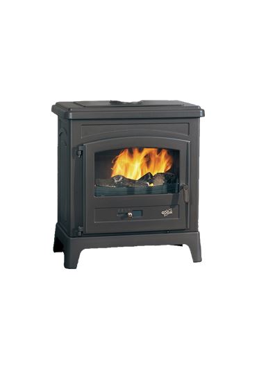 Poêle à bois Rustique 10 kW Peint anthracite FONTEVAL GODIN389143 Poêle à b